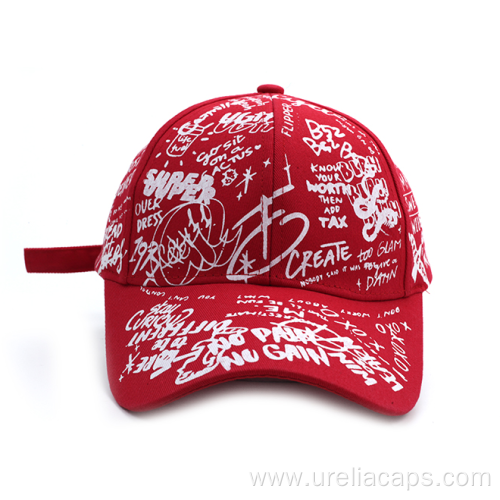 Cotton printing baseball cap